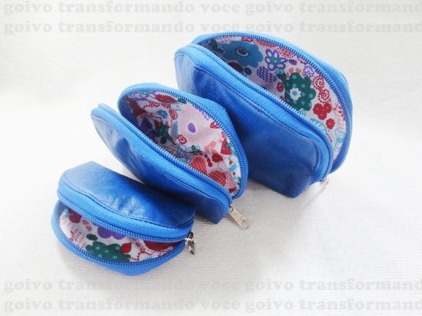 Kit necessaire - Cor lisa